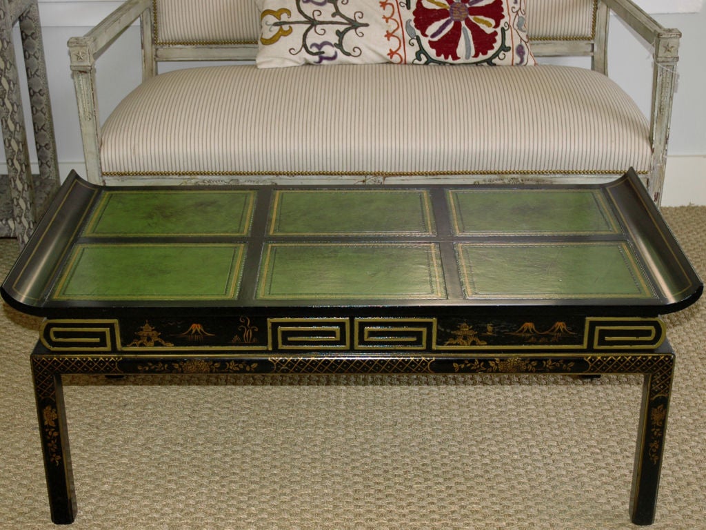 Chinoiserie Lacquered Coffee Table