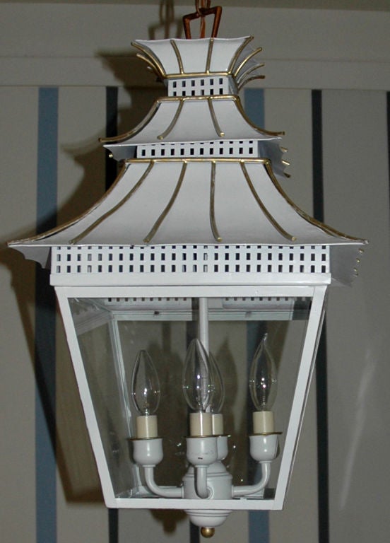 Contemporary Vintage Style Pagoda Lantern