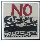 Vintage Bread and Puppet Theater Protest Banner