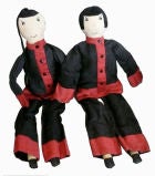 Vintage Pair of 1940's Chinese Dolls