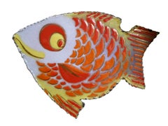 Vintage Curtis Jere Enamel Fish