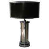 Vintage Machine Age Table Lamp Attributed To Gilbert Rohde