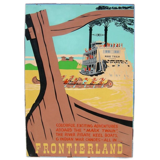 Original Disneyland Attraction Poster