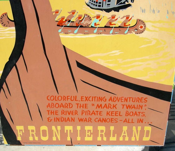 original disneyland attraction posters for sale