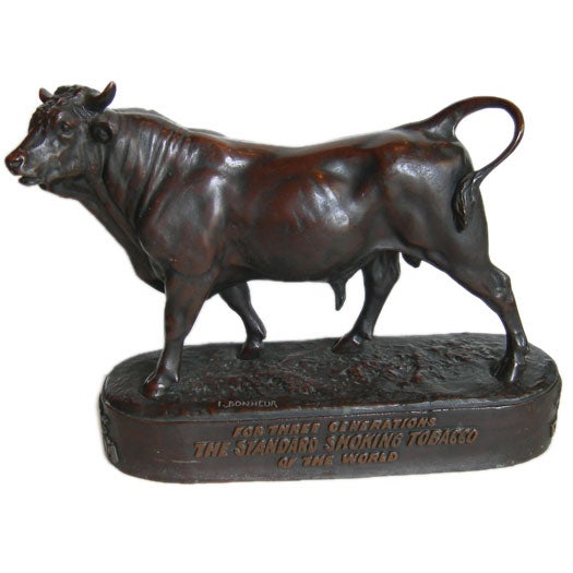 I. Bonheur Bronze for Bull Durham Tobacco