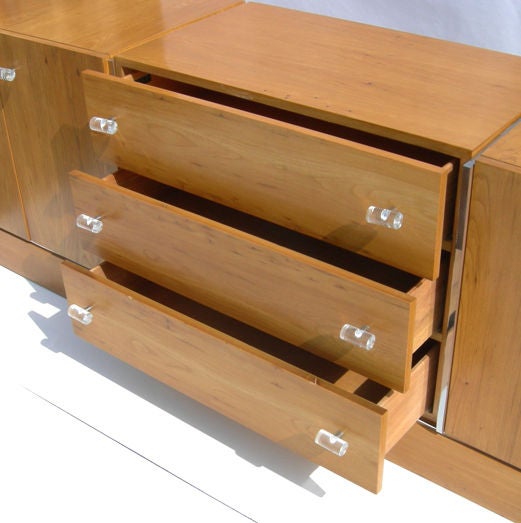 Chrome Milo Baughman Cabinet for Thayer Coggin