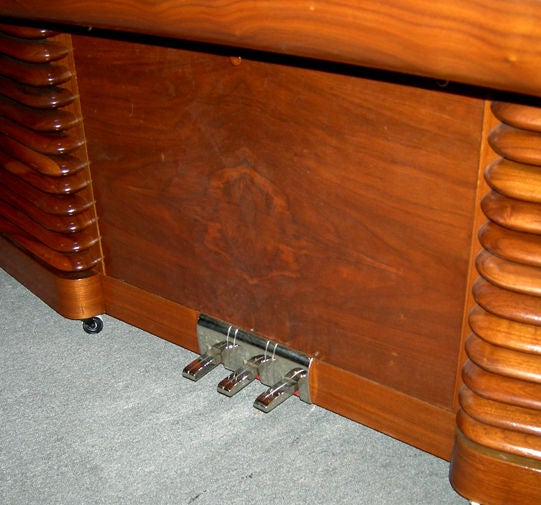 Nickel Art Deco RCA 1939 Electric Piano by John Vassos
