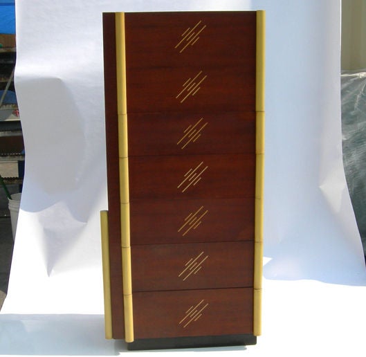 Incredible Art Deco Dressing Cabinet by Joseph Platt