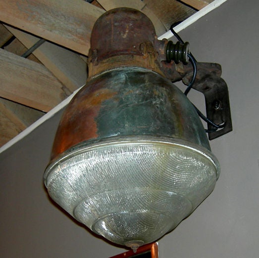 Wall Mounted Street Lamp In Good Condition In North Hollywood, CA