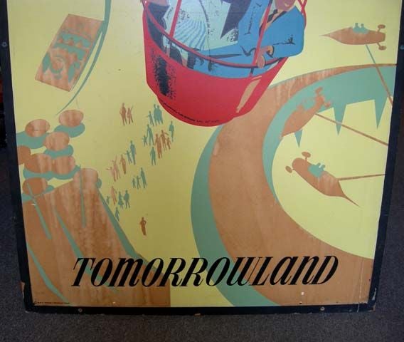 Mid-20th Century Disneyland Attraction Poster