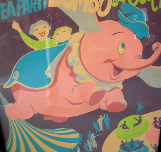 American Disneyland Dumbo Attraction Poster