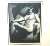Nude Engraving by Paul Landacre