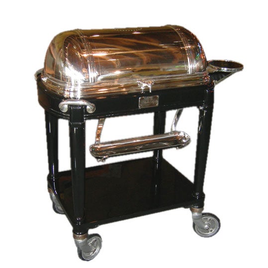 Christofle Silver Serving Cart