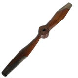 Vintage Massive Sculptural Wooden Propeller