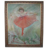 Romantic Bareback Rider Oil Painting