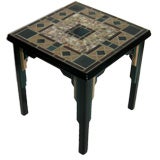 Art Deco Tile Top Game Table