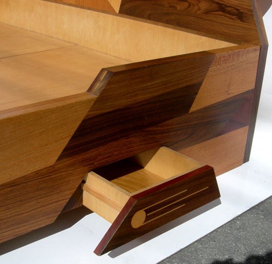 Sculpted Multi Wood Bed by Robert Wilhite 3