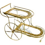 Aldo Tura Brass Tea Cart
