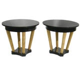 Hollywood Regency Style End Tables