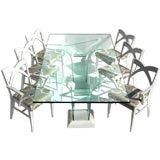 Modernage Glass Dining Table with Chairs