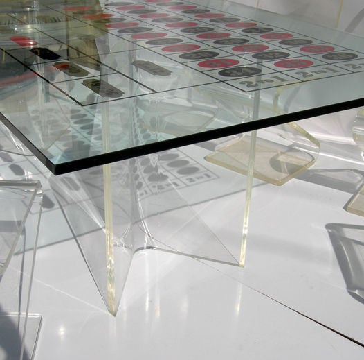 Lucite Roulette and Dining Suite 4