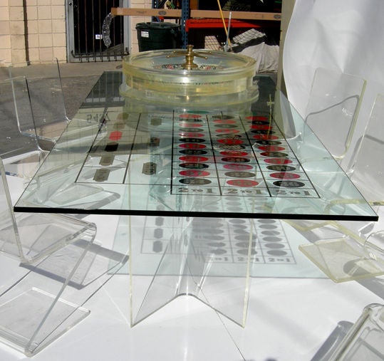 Lucite Roulette and Dining Suite 5