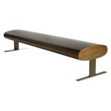 Solid Bronze Lighted Bench