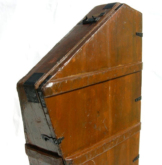 20th Century Giant Harp Case Cocktail Cabinet