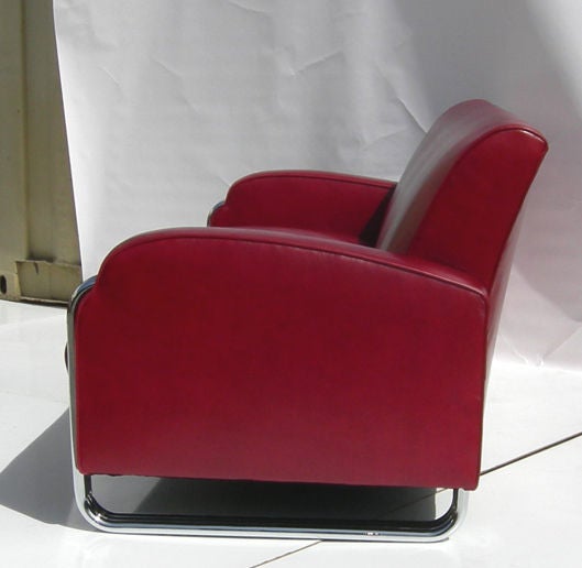 Kem Weber Sofa Set for Lloyd Chrome