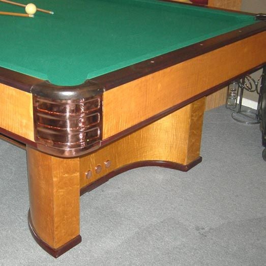 American Brunswick Paramount Pool Table by Donald Deskey