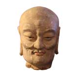 A Qing Dynasty  Lohan Head