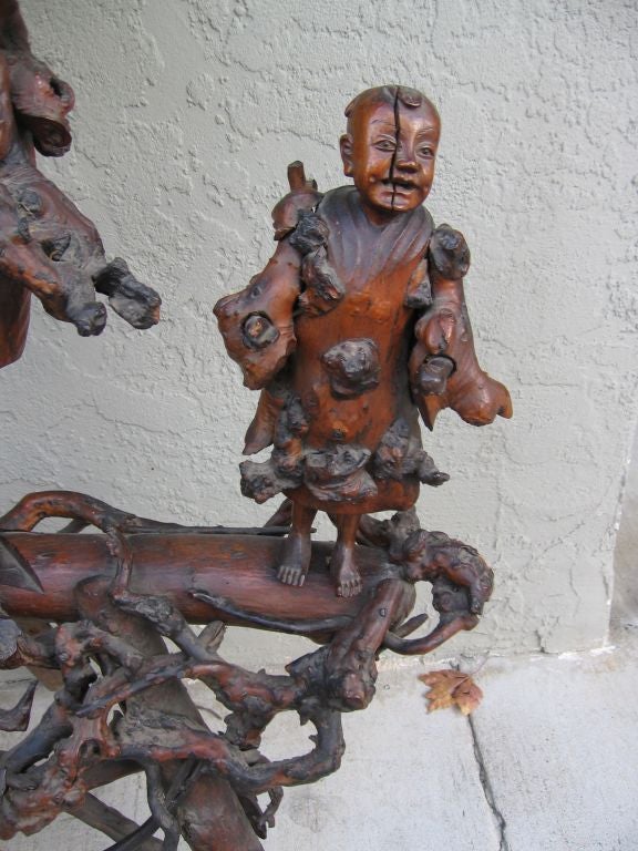 19th Century Japanese Root Sculpture For Sale 2