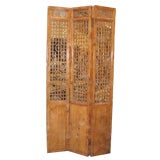Six-Panel Chinese Zelkova (Elm) Screen