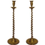 Pair of Brass Candlesticks Pair of Brass Candlesticks