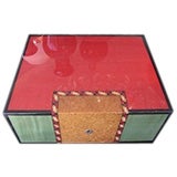 Used French Art Deco Cigar Box / Humidor