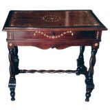 Walnut 
Ebony Side table