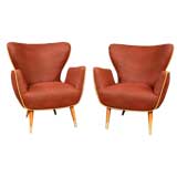 Pair of Italian 1940's Side Chairs