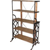 Antique Industrial Mechanical Etagere /  Extending Stair/ Table