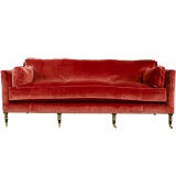 Regency Style Upholstered Sofa