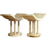 Parchment Covered Palladial Stools