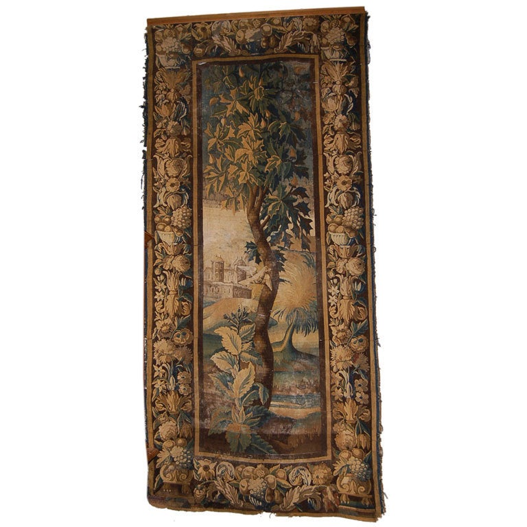 Tapestry, 17th Century Aubusson Fragment