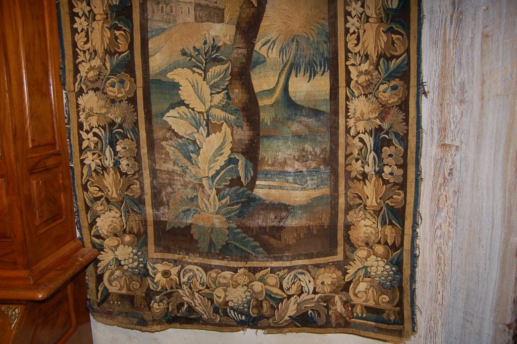 French Tapestry, 17th Century Aubusson Fragment