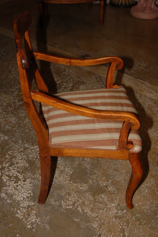 ON SALE Arm Chair Circa 1825 Biedermeier Birch