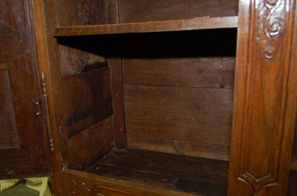 Armoire  18th Century French Oak Cabinet with Drawers 5