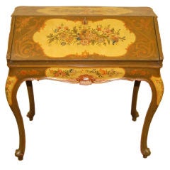 19th Century Painted Italian Desk