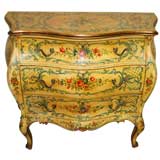 Antique 19th Century Painted Italian Bombay Commode