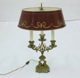 Antique Early 1900
s French Bouillotte Lamp
