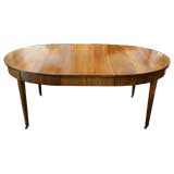 Antique 1920
S FRENCH CHERRY DINING TABLE WITH LEAF