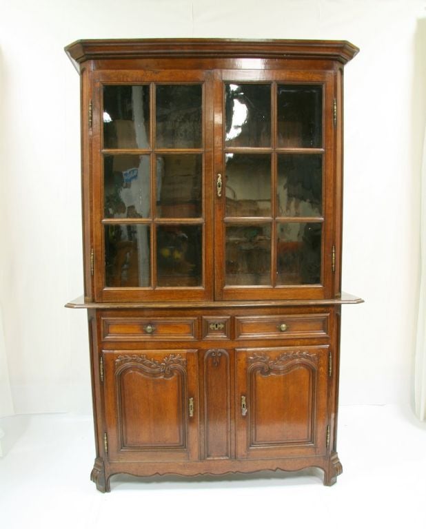 Rare 18th Century Normandy Buffet Deux Corps