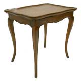 Early 19th C. French Oak Cabriole Leg Table Early 19th C. French Oak Cabriole Leg Table